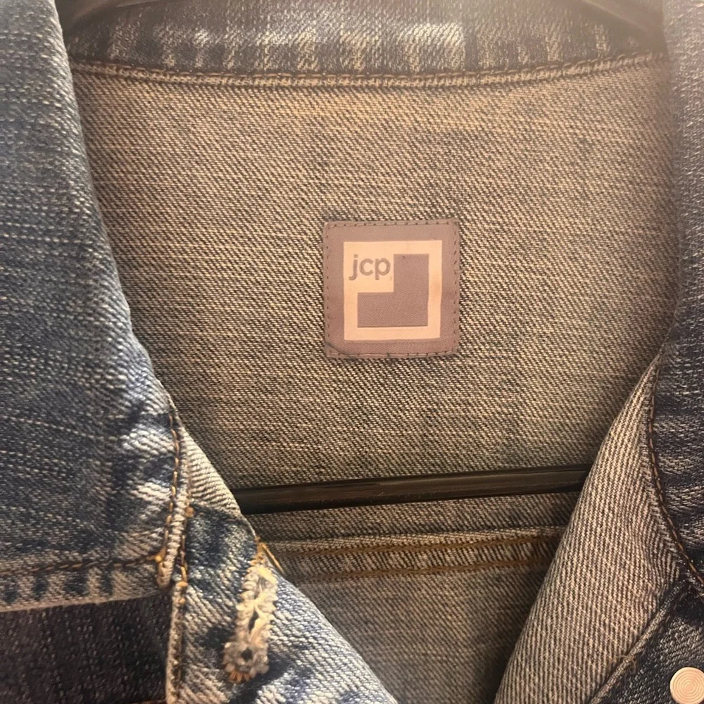 JCP Girls’ Denim Jacket Size Large